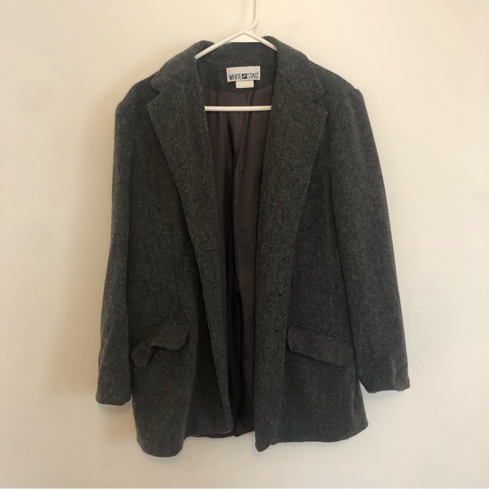 White Stag, oversized women’s gray blazer